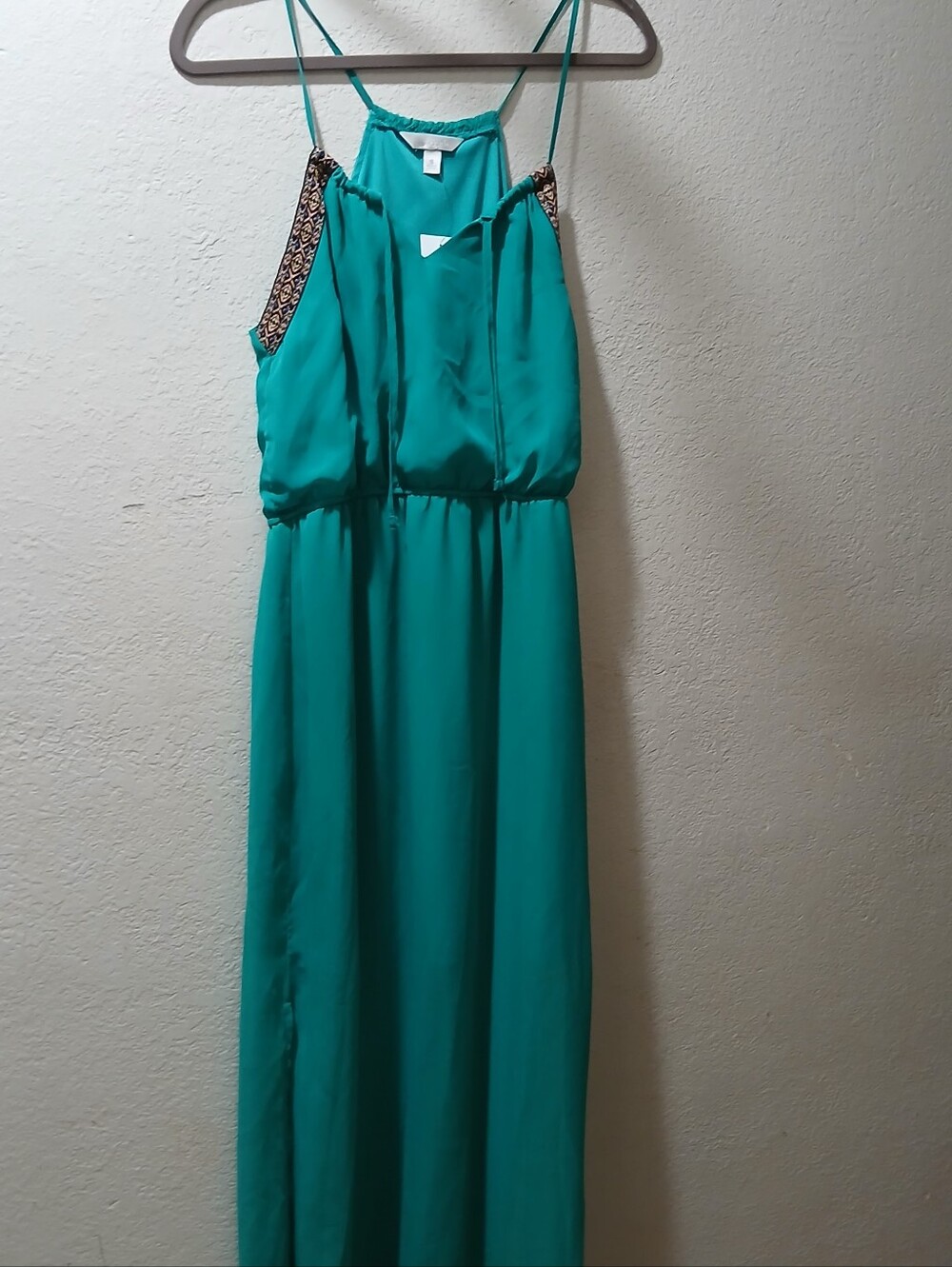 Charming Charlies nwot S  Teal Sundress with Spaghetti Straps4